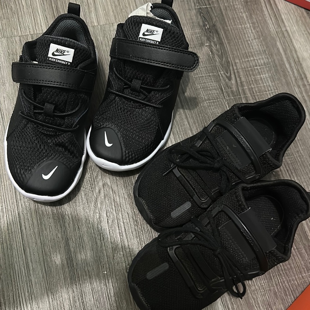 Nike Flex Contact and Adidas